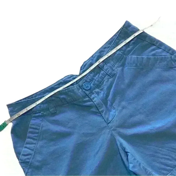 Columbia 100% cotton shorts periwinkle blue size 4 6” inseam pockets - Picture 6 of 6